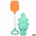 Miniatyrbild 1 av 5: Strandleksaker set Colorbaby 2 Delar Krokodil Spade polypropen (24 antal)