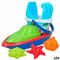 Miniatyrbild 1 av 4: Strandleksaker set Colorbaby 8 Delar Båt polypropen (24 antal)