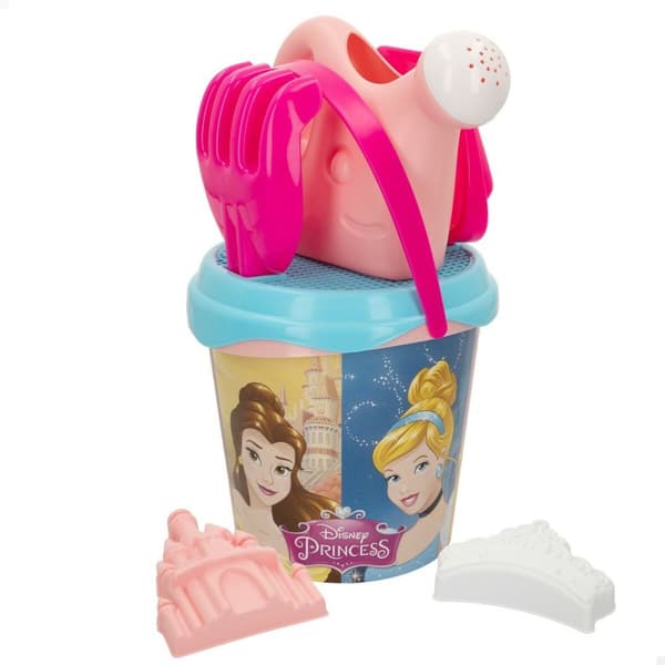 Sæt med legetøj til stranden Princesses Disney Ø 18 cm (16 enheder)