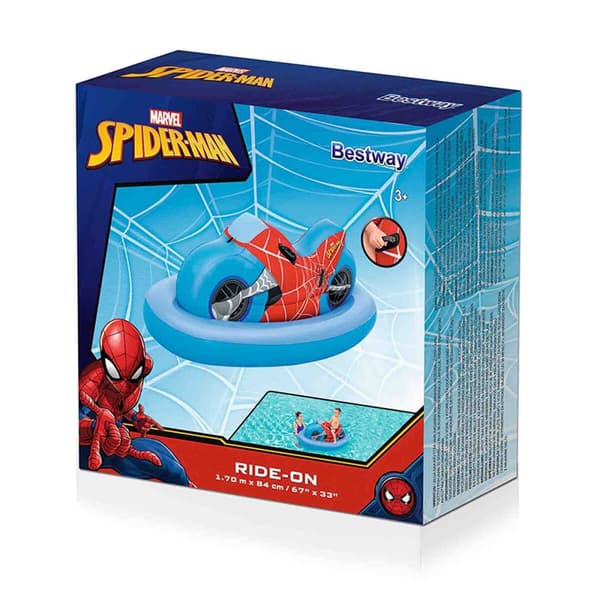 Luftmadras Bestway Spiderman Motorcykel 170 x 84 cm