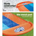 Pikkukuva 8 / 11: Vesiliukumäki Bestway 488 x 207,5 cm Liukuva Tripla