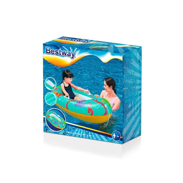 Puhallettava vene Bestway 119 x 79 cm Sininen (1 osaa)