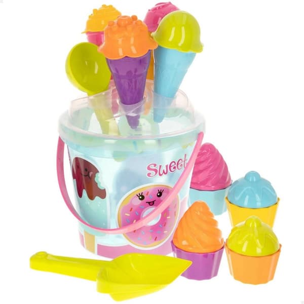 Strandleksaker set Colorbaby polypropen (15 antal)