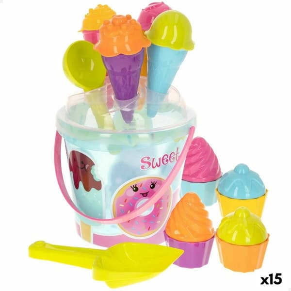 Strandleksaker set Colorbaby polypropen (15 antal)