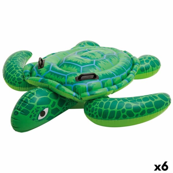 Upplåsbar bassängmadrass Intex Sköldpadda 150 x 30 x 127 cm (6 antal)