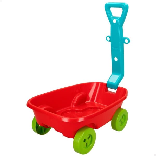 Sæt med legetøj til stranden Colorbaby Trillebør polypropylen (12 enheder)