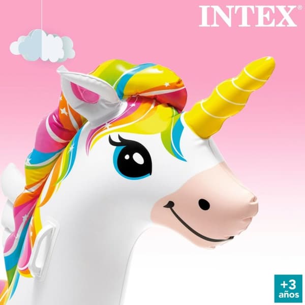 Yksisarvinen Uimapatja Intex 201 x 97 x 140 cm (4 osaa)