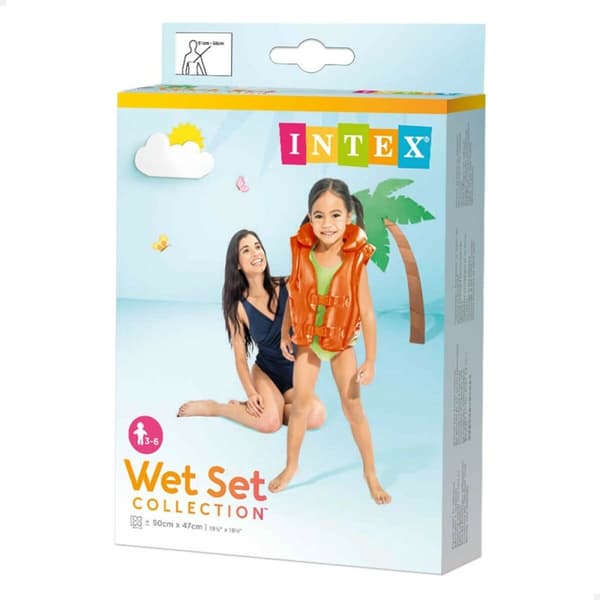Oppustelig svømmevest Intex (24 enheder)
