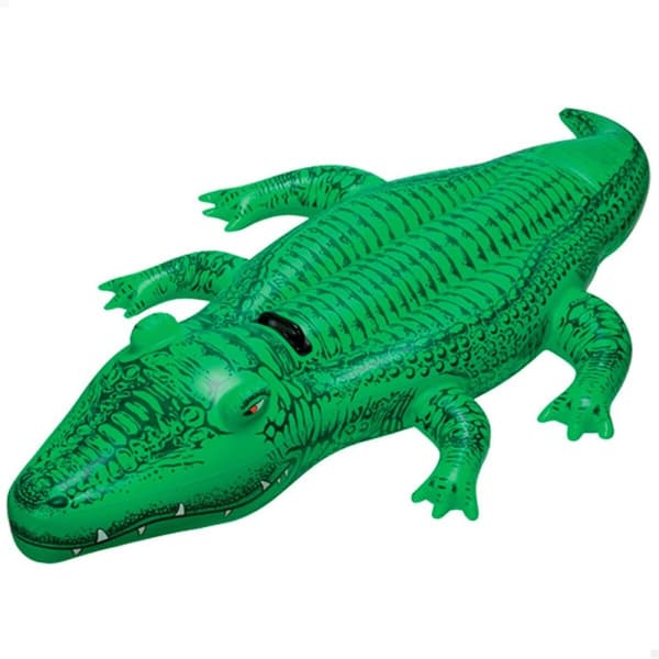 Oppustelig Figur til Pool Intex Krokodrille 168 x 86 cm (12 enheder)