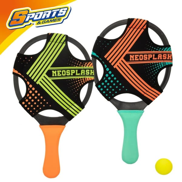 Strandspadar med boll Colorbaby Neopren Plast (6 antal)