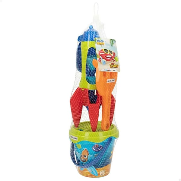 Strandleksaker set Colorbaby Raket polypropen (25 antal)