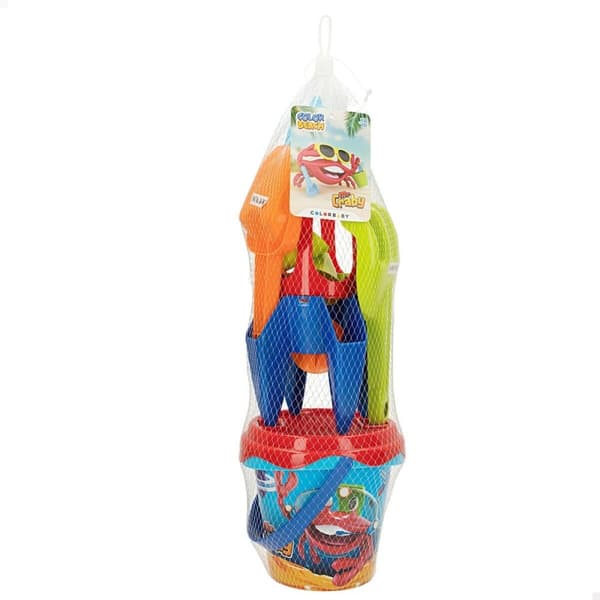 Strandleksaker set Colorbaby Raket polypropen (25 antal)