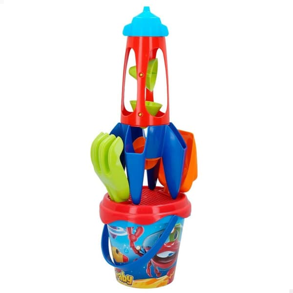 Strandleksaker set Colorbaby Raket polypropen (25 antal)