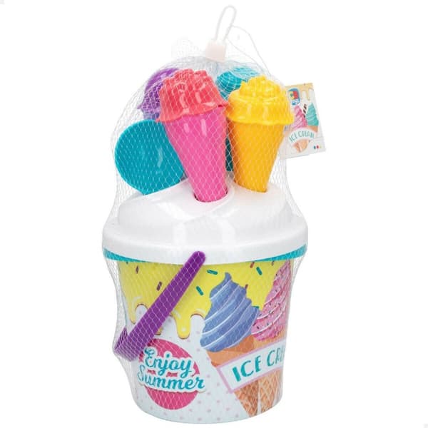 Strandleksaker set Colorbaby Ø 18 cm 11 Delar Glass polypropen (15 antal)