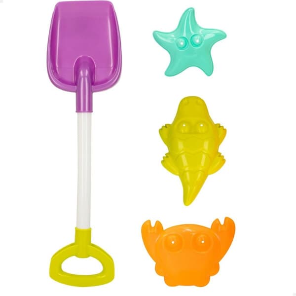 Sæt med legetøj til stranden Colorbaby 4 Dele polypropylen (12 enheder)