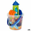 Miniatyrbillede 1 af 5: Sæt med legetøj til stranden Colorbaby Mr Craby Ø 18 cm polypropylen (16 enheder)