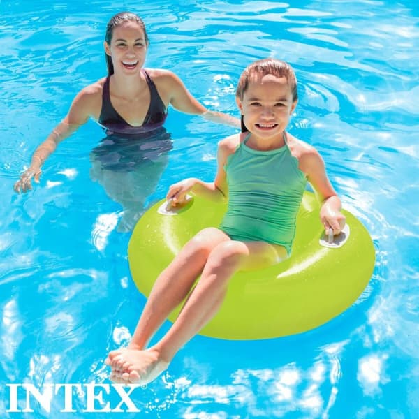 Puhallettava kelluva munkki Intex 76 x 15 x 76 cm (24 osaa)