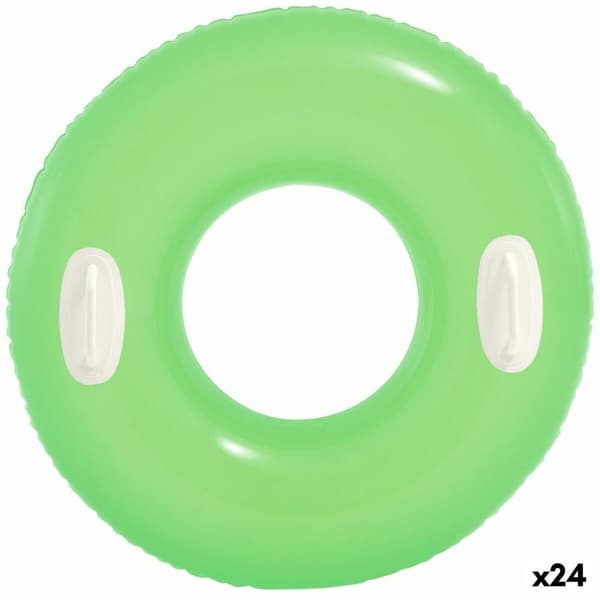 Puhallettava kelluva munkki Intex 76 x 15 x 76 cm (24 osaa)