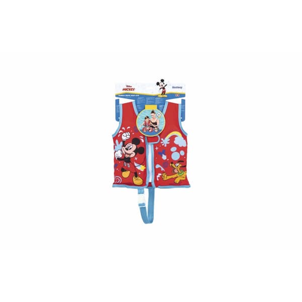Bestway Flytväst Disney Mickey Mouse UPF 50+ 51 cm +1 till 3 År Pool och Strand 09101