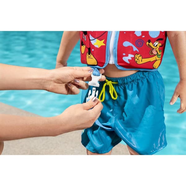 Bestway Flytväst Disney Mickey Mouse UPF 50+ 51 cm +1 till 3 År Pool och Strand 09101