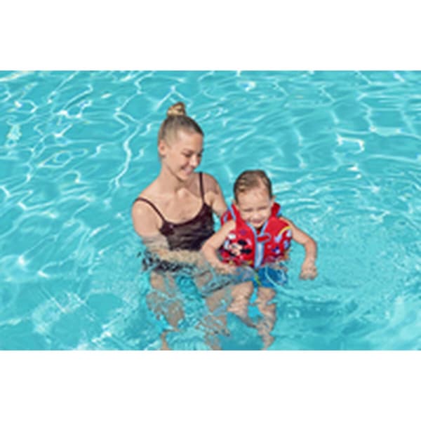 Bestway Flytväst Disney Mickey Mouse UPF 50+ 51 cm +1 till 3 År Pool och Strand 09101