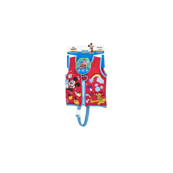 Bestway Flytväst Disney Mickey Mouse UPF 50+ 51 cm +1 till 3 År Pool och Strand 09101