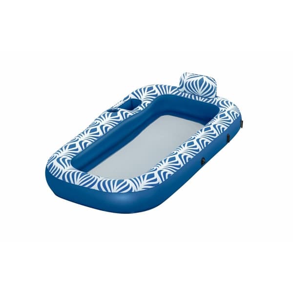 Bestway Luftmadrass med Parasoll Comfort Plush 198x112 cm Strand och Pool 43732