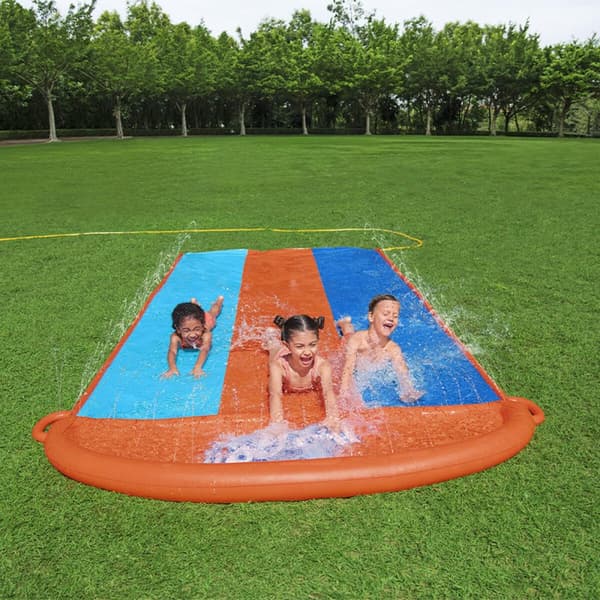 Bestway Triple Rutschbana 488x207,5 cm +3 År Trädgård 52329