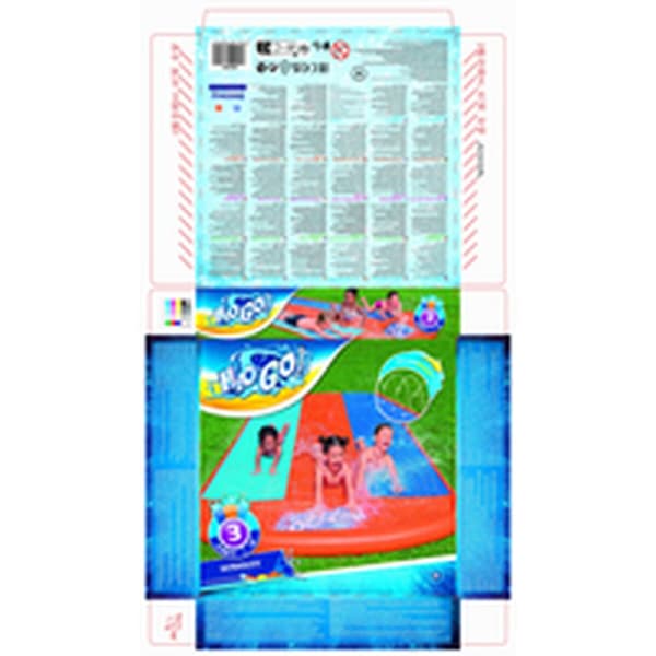 Bestway Triple Rutschbana 488x207,5 cm +3 År Trädgård 52329