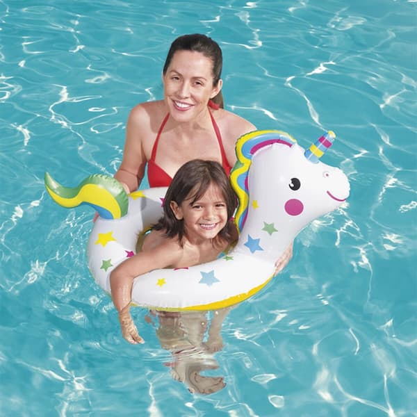 Bestway Uppblåsbar Djurflytare Olika Färger 84x71 cm +3 till 6 År Strand och Pool 36128