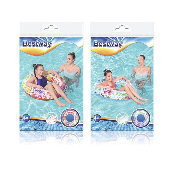 Oppustelig flyder Bestway Ø 91 cm Multifarvet