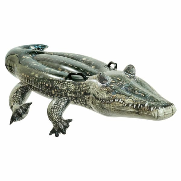 Upplåsbar bassängmadrass Intex Krokodil 86 x 20 x 170 cm (6 antal)