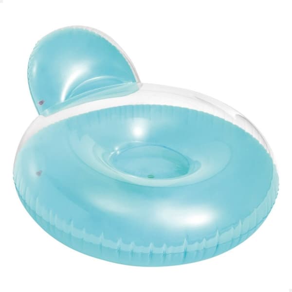 Uppblåsbar stol för pool Intex Rund 137 x 122 cm
