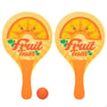 Miniatyrbild 3 av 5: Strandspadar med boll Aktive Summer Fruits Trä 18,5 x 31,5 cm (24 antal)