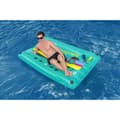 Miniatyrbild 6 av 11: Bestway Uppblåsbar Madrass Retro Kassett 174x117 cm Strand och Pool 43649