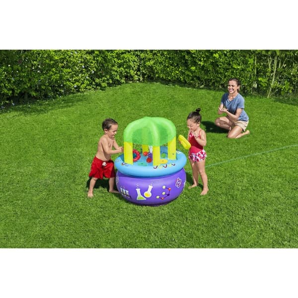 Bestway Lärtabell Spel Uppblåsbar 76x76x88 cm +18 Månader Inomhus och Trädgård 52573