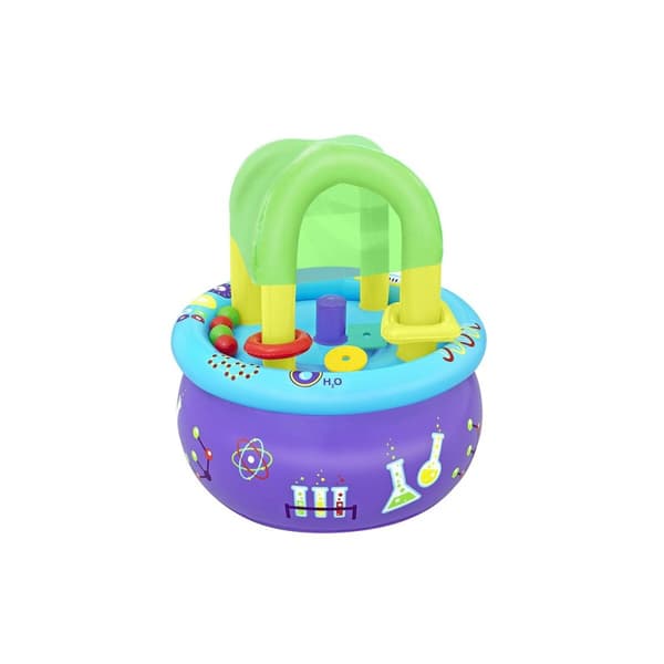 Bestway Lärtabell Spel Uppblåsbar 76x76x88 cm +18 Månader Inomhus och Trädgård 52573
