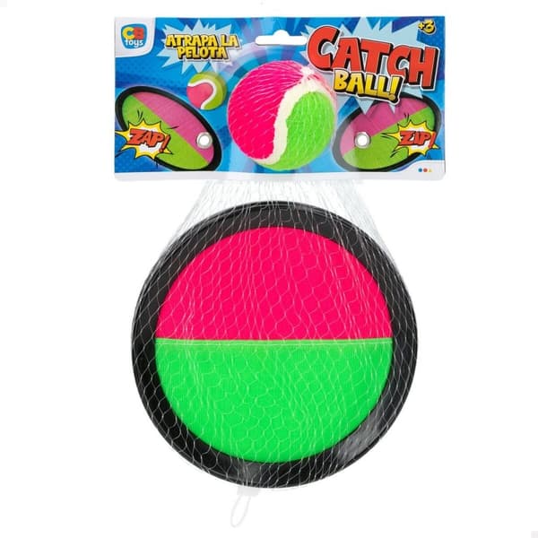 Strandleksak Colorbaby Catch Ball 20 x 2 x 20 cm Velcro (12 antal)