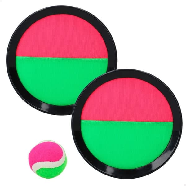 Strandleksak Colorbaby Catch Ball 20 x 2 x 20 cm Velcro (12 antal)