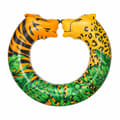 Miniatyrbild 1 av 3: Uppblåsbar flytring Bestway Multicolour Jungel 109 x 89 cm