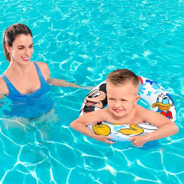 Bestway Uppblåsbart Flyt Disney Mickey & Friends D56 cm +3 till 6 År Strand och Pool 91004