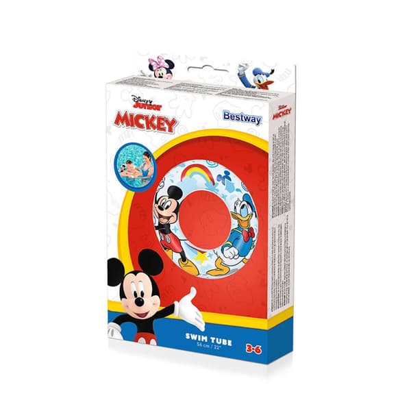 Bestway Uppblåsbart Flyt Disney Mickey & Friends D56 cm +3 till 6 År Strand och Pool 91004