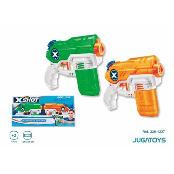 Vandpistol X-Shot Warfare Double Small Stealth 2 Dele 16 x 13 x 3 cm