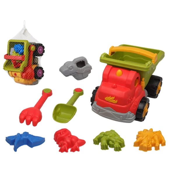 Sæt med legetøj til stranden 8 Dele Dinosaurer