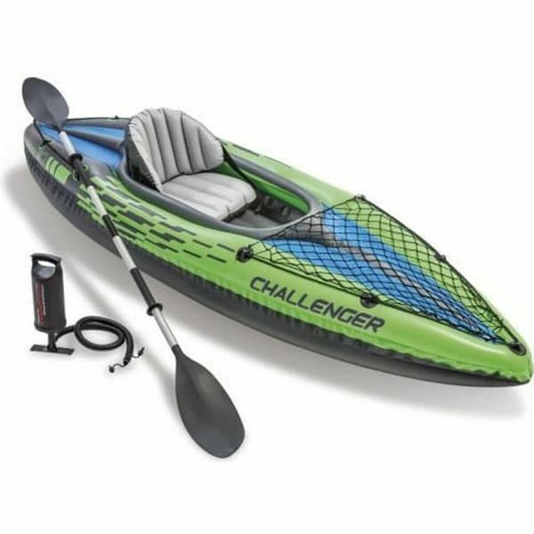 Oppblåsbar kano Intex Challenger K1 Grønn Oppblåsbar 274 x 33 x 76 cm