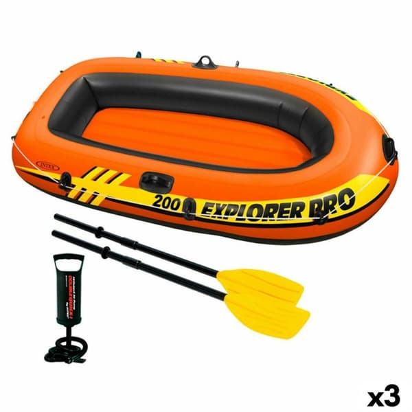 Oppblåsbar båt Intex Explorer Pro 200 3 enheter 196 x 33 x 102 cm