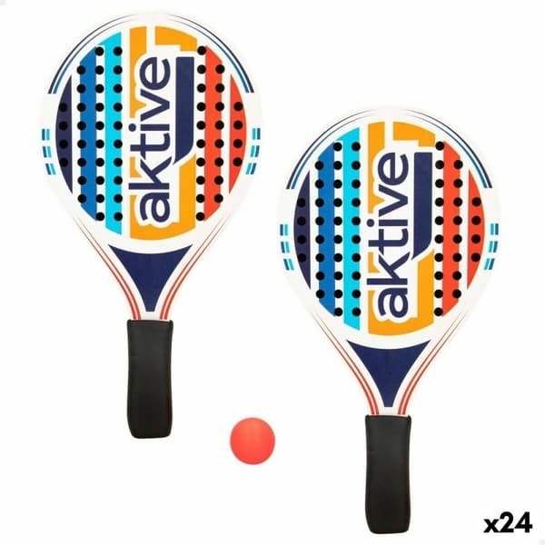 Strandspader med ball Aktive Tre 19,5 x 38 cm (24 enheter)