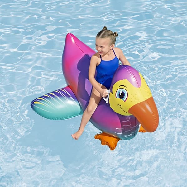 Oppblåsbare leker og flyteutstyr Bestway Tucán 141 x 113 cm 112 x 127 x 89 cm