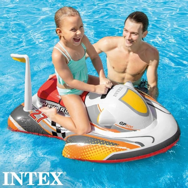 Puhallettava allaspatsas Intex Wave RIder Moottoripyörä 117 x 58 x 77 cm (6 osaa)