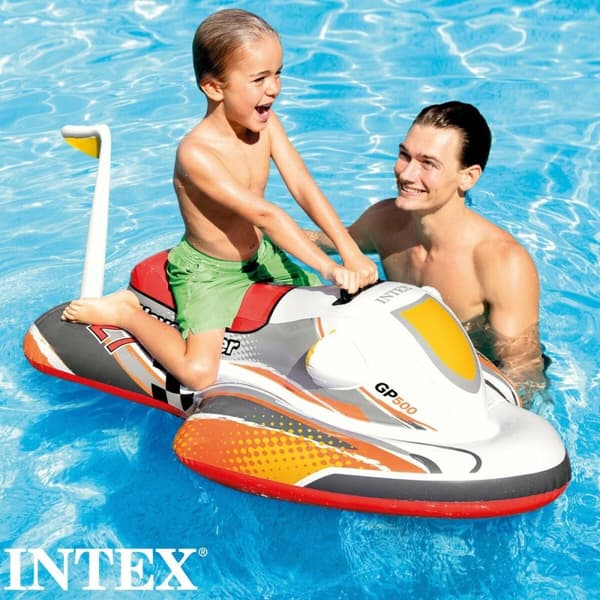 Puhallettava allaspatsas Intex Wave RIder Moottoripyörä 117 x 58 x 77 cm (6 osaa)